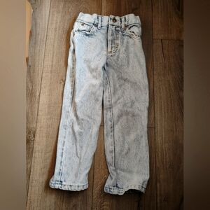 Vintage Lee Denim Jeans Kids 5 Regular 34783 Light Wash
